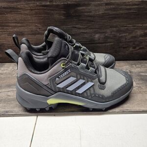 Adidas Terrex Swift R3 Women’s Hiking Shoes Trail FX7340 Grey Blue Yellow Sz 7.5